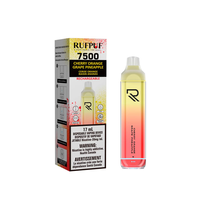 GCORE RUFPUF 7500 Disposable Vape ( Not for sale in B.C )