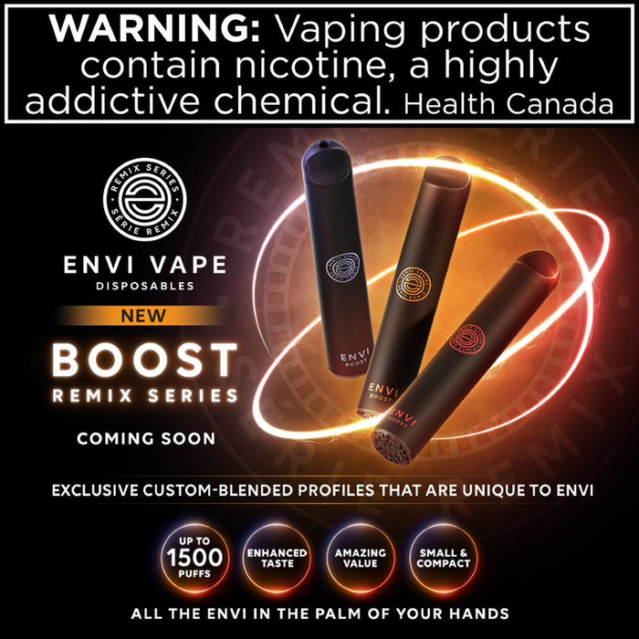 Envi Boost Disposable Vape ( Not for sale in B.C )
