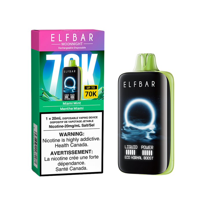 Elf Bar Moonnight 70K puffs Disposable ( Not for sale in B.C )