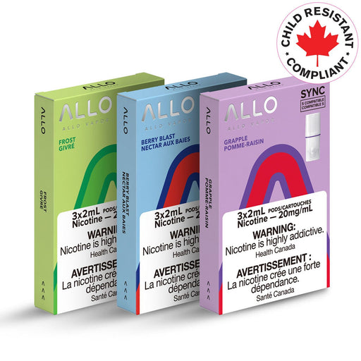 sync cigarettes Allo Sync Pod Pack 3/PK — WESTSIDE sync cigarettes Allo Sync Pod Pack 3/PK — WESTSIDE